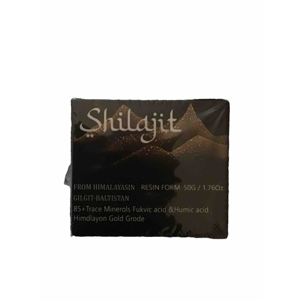 Shilajit Resin Himalayas in Gil Gilt-Baltistan 50g Gold Grade